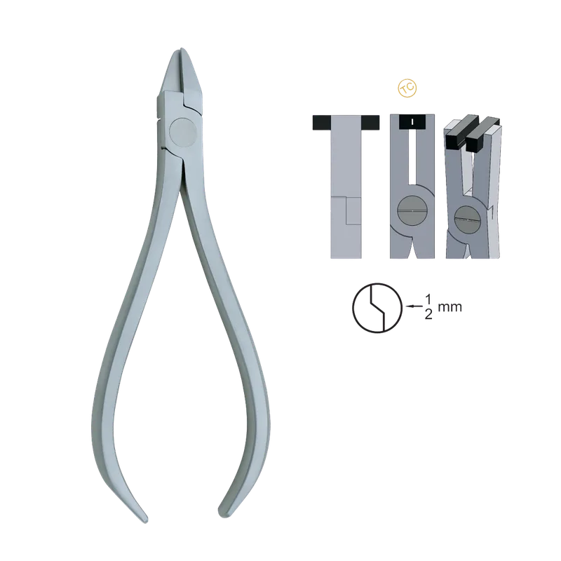 Detailing Step Pliers 1/2 mm (TC) - Equate Instruments