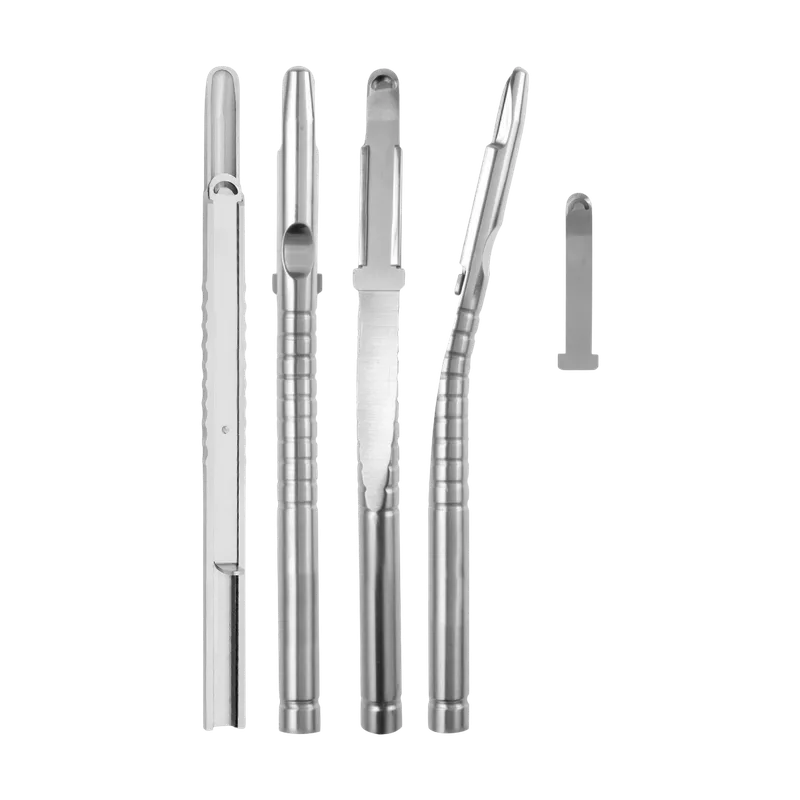 Curved Bone Scraper, 15.5 cm - Equate Instruments