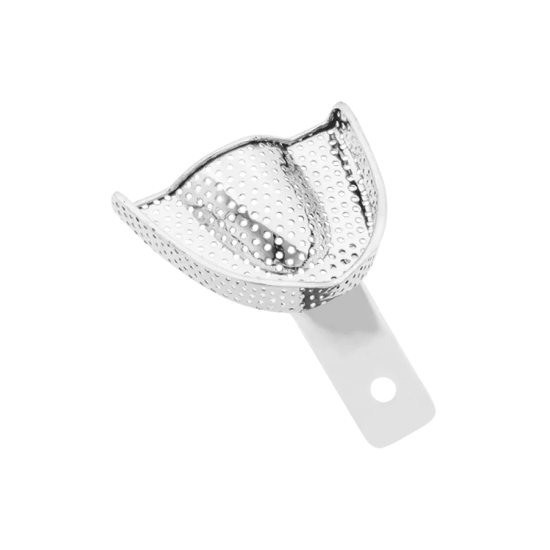 Perforated Impression Tray - Upper Jaw, Long Handle, XS - Equate Instruments