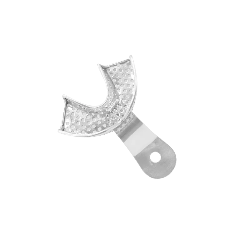 Perforated Lower Jaw Impression Tray - Bend Handle, Size PB - Equate Instruments