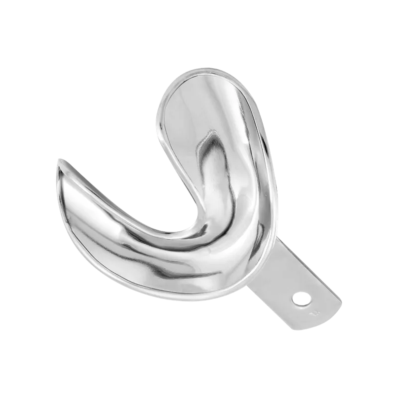 Impression Tray Solid Lower Jaw Rimlock Fig.2 Medium - Equate Instruments (image 1)