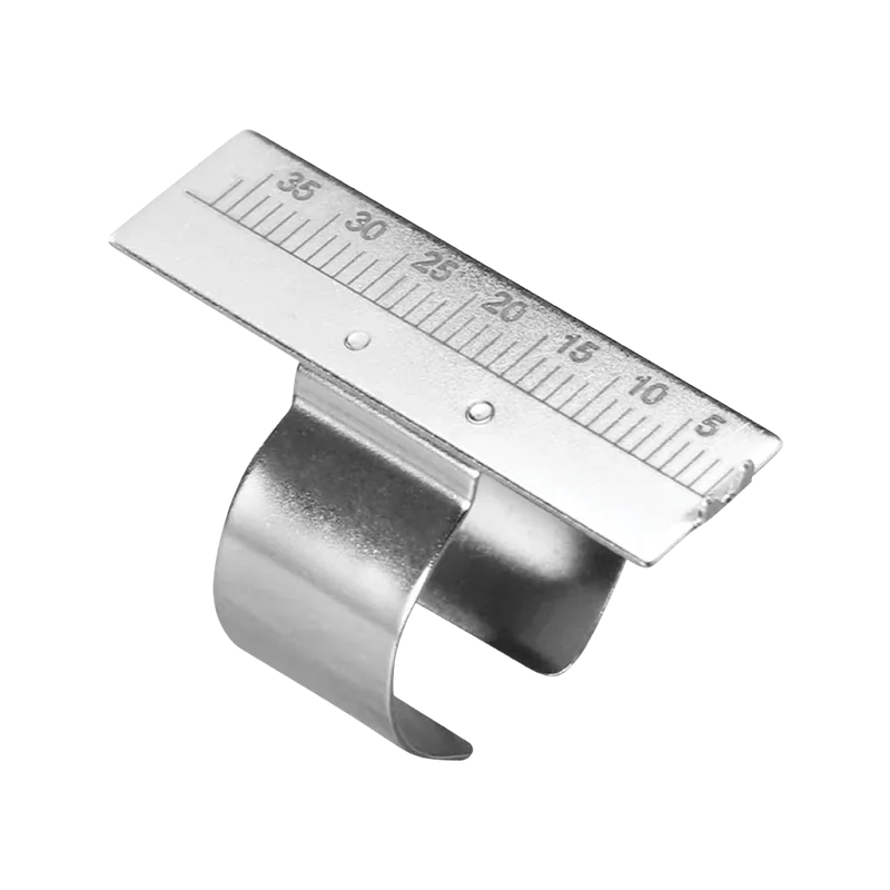 Endodontic Measuring Scale - Stainless Finger Ring - Equate Instruments