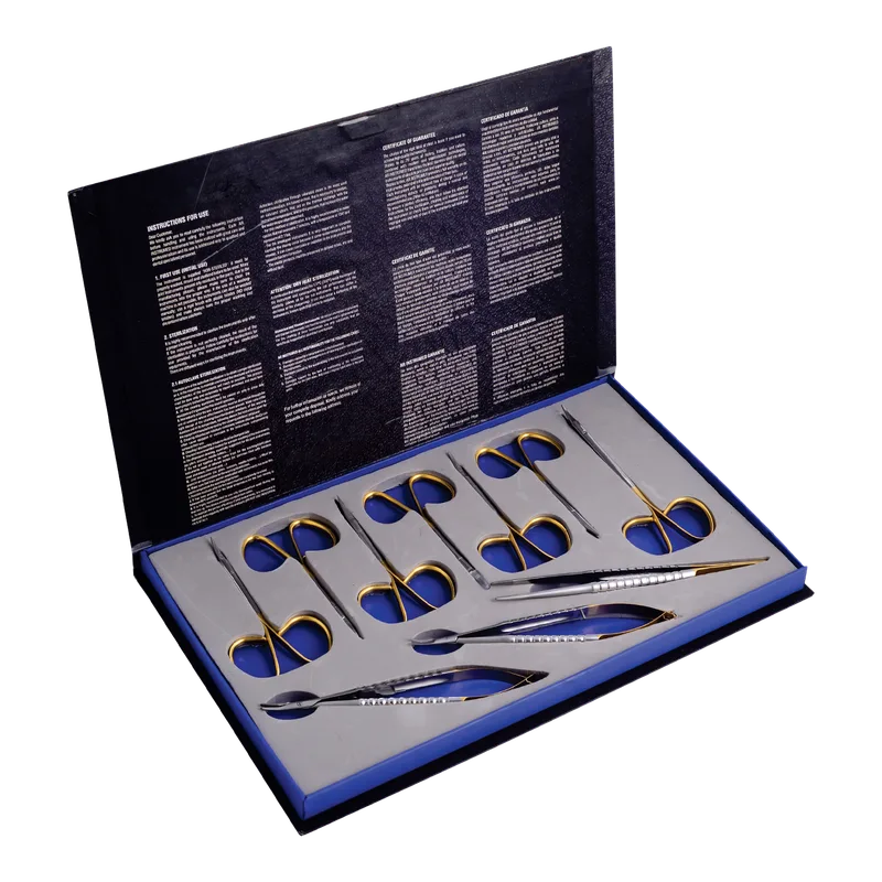 Micro Surgery Instrument Set of 10 - Equate Instruments