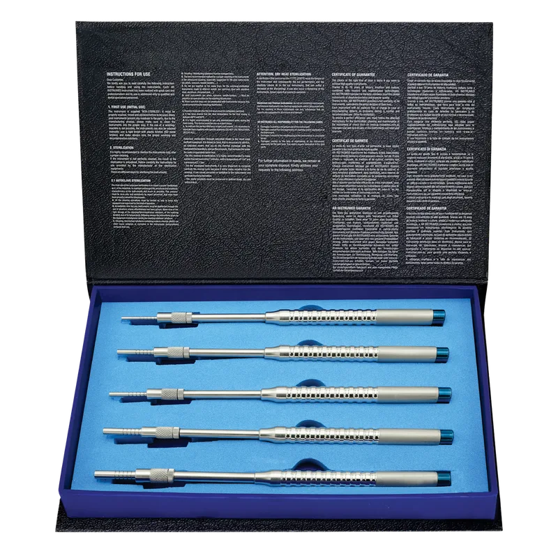 Straight Concave Osteotome Set of 5 (2.0-4.9 mm) - Equate Instruments