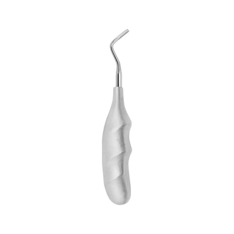 Extraction Elevator, Left Angled, 3 mm - Contoured Ergonomic Stainless Handle - Equate Instruments