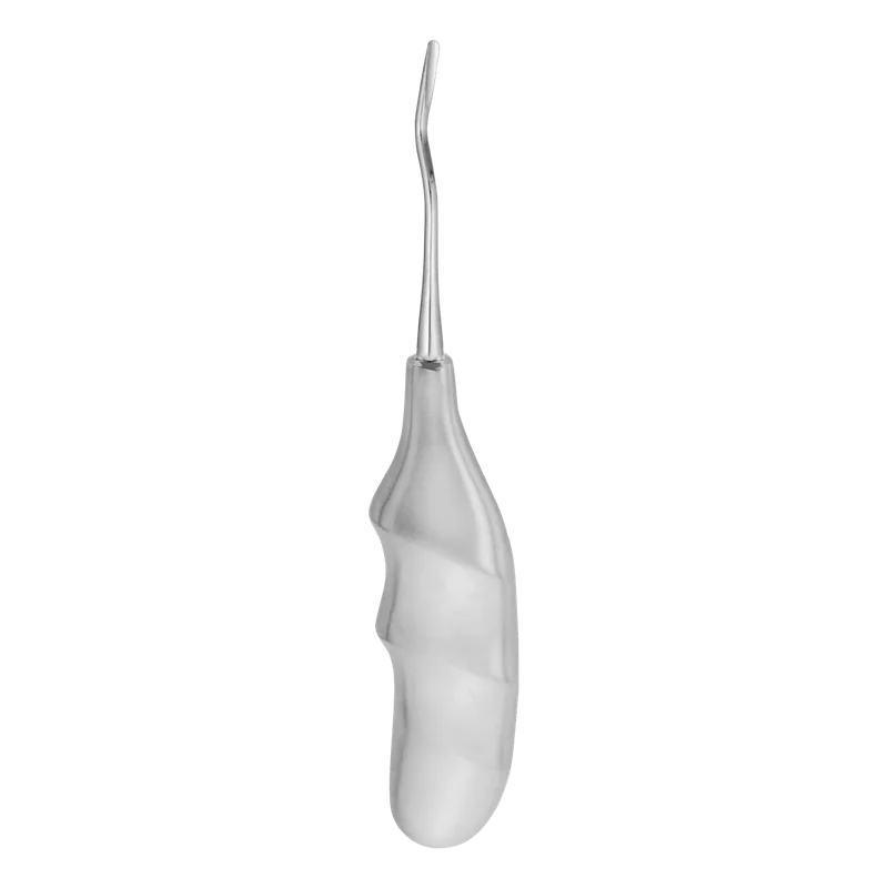 Inverted Curved Apical Elevator 3 mm with Anatomical Finger Handle - Equate Instruments