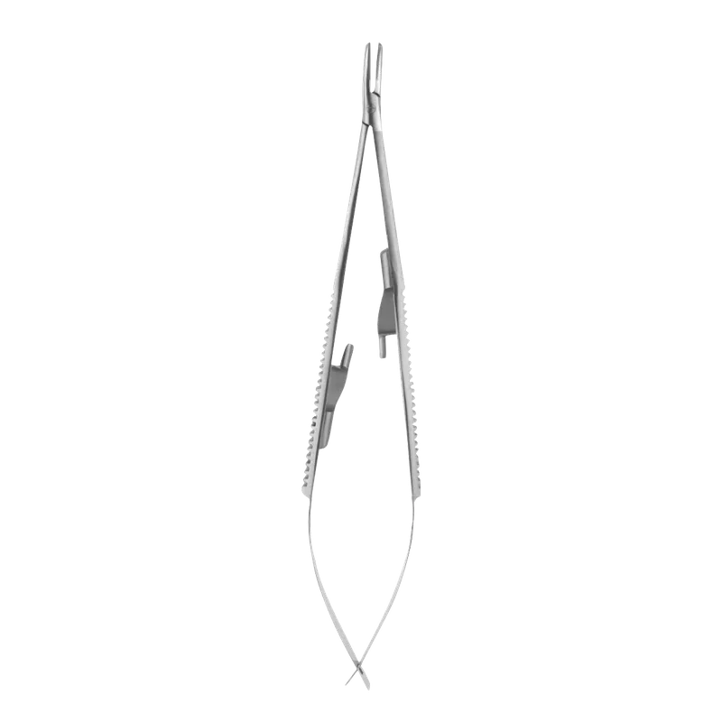 Castroviejo Needle Holder Curved 18cm - Equate Instruments (image 1)