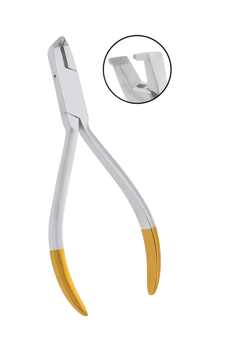 Distal End Cutter - Box Joint, Gold-Plated Handles 12.5 cm - Equate Instruments