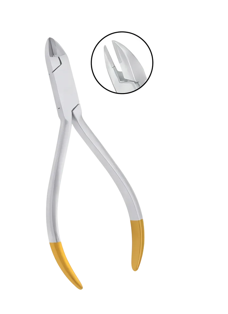 Ligature and Pin Cutter - Box Joint, Gold-Plated Handles 12.5 cm - Equate Instruments