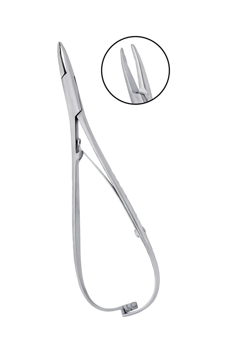 Mathieu Needle Holder 14 cm, Tips Contact - Equate Instruments