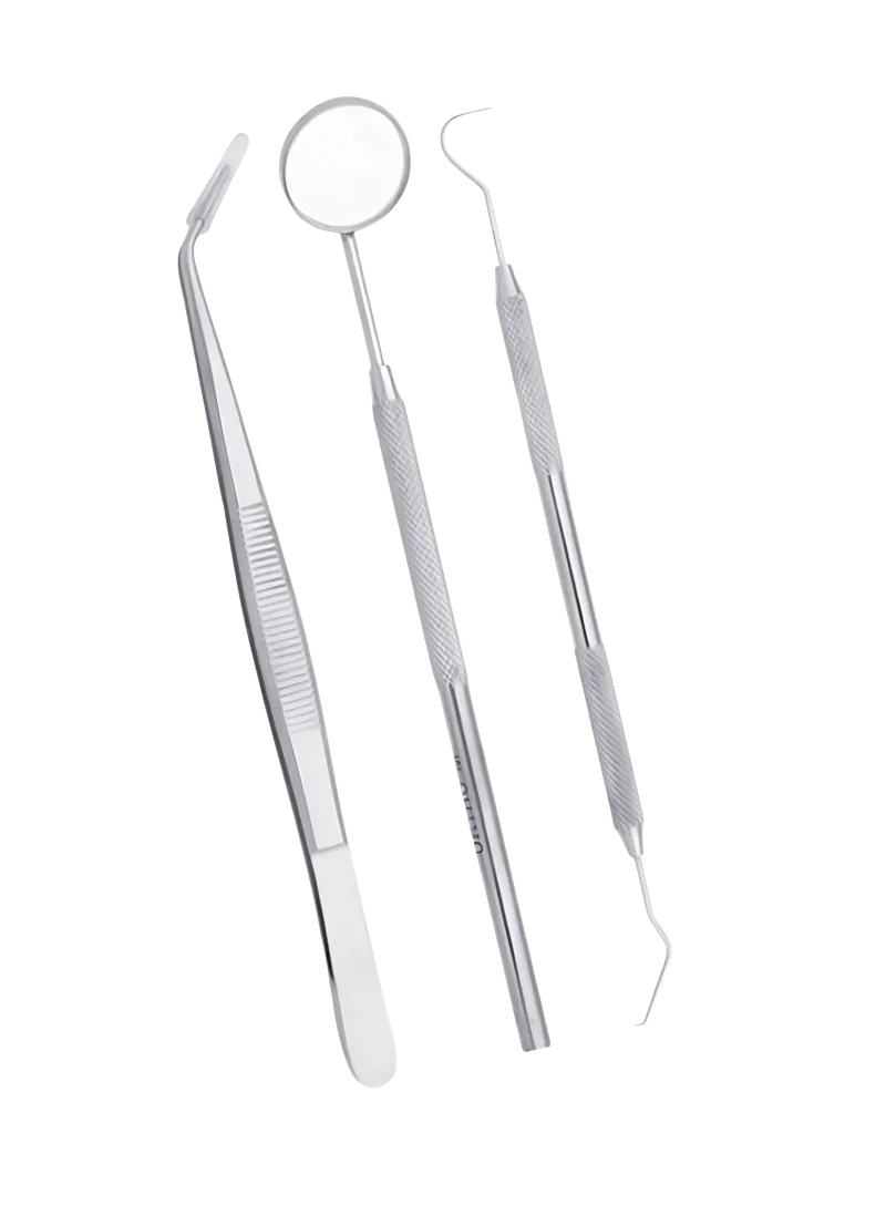 Basic Dental Examination Kit, 3 Pieces - Equate Instruments